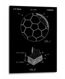 Diseño de patente de balón de futbol - Andreas Magnusson | Cuadro decorativo de Canvas Lab