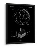 Diseño de patente de balón de futbol - Andreas Magnusson | Cuadro decorativo de Canvas Lab
