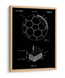Diseño de patente de balón de futbol - Andreas Magnusson | Cuadro decorativo de Canvas Lab