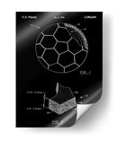 Diseño de patente de balón de futbol - Andreas Magnusson | Cuadro decorativo de Canvas Lab