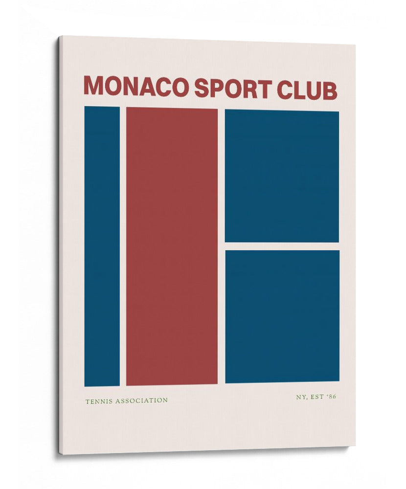 Monaco Sport Club Tennis Association - Treechild | Cuadro decorativo de Canvas Lab