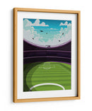 Estadio de fútbol vibrante - Nicholas | Cuadro decorativo de Canvas Lab