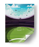 Estadio de fútbol vibrante - Nicholas | Cuadro decorativo de Canvas Lab