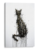 Gato dorado - DIEGO D L | Cuadro decorativo de Canvas Lab