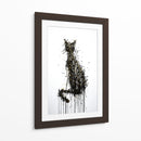Gato dorado - DIEGO D L | Cuadro decorativo de Canvas Lab