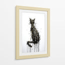 Gato dorado - DIEGO D L | Cuadro decorativo de Canvas Lab