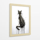 Gato dorado - DIEGO D L | Cuadro decorativo de Canvas Lab