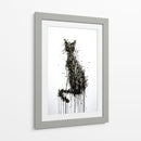Gato dorado - DIEGO D L | Cuadro decorativo de Canvas Lab
