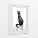 Gato dorado - DIEGO D L | Cuadro decorativo de Canvas Lab