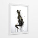Gato dorado - DIEGO D L | Cuadro decorativo de Canvas Lab