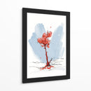 Rojo en nieve - DIEGO D L | Cuadro decorativo de Canvas Lab