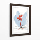 Rojo en nieve - DIEGO D L | Cuadro decorativo de Canvas Lab