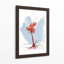 Rojo en nieve - DIEGO D L | Cuadro decorativo de Canvas Lab