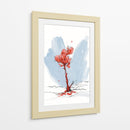 Rojo en nieve - DIEGO D L | Cuadro decorativo de Canvas Lab
