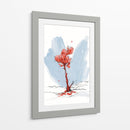 Rojo en nieve - DIEGO D L | Cuadro decorativo de Canvas Lab