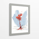 Rojo en nieve - DIEGO D L | Cuadro decorativo de Canvas Lab