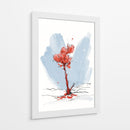 Rojo en nieve - DIEGO D L | Cuadro decorativo de Canvas Lab