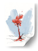 Rojo en nieve - DIEGO D L | Cuadro decorativo de Canvas Lab