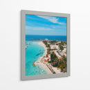Playa Norte, Isla Mujeres desde el aire - Abner Fabian | Cuadro decorativo de Canvas Lab