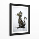 Gato dorado II - DIEGO D L | Cuadro decorativo de Canvas Lab