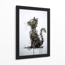 Gato dorado II - DIEGO D L | Cuadro decorativo de Canvas Lab