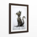 Gato dorado II - DIEGO D L | Cuadro decorativo de Canvas Lab