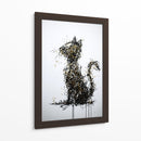 Gato dorado II - DIEGO D L | Cuadro decorativo de Canvas Lab
