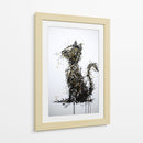 Gato dorado II - DIEGO D L | Cuadro decorativo de Canvas Lab