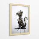 Gato dorado II - DIEGO D L | Cuadro decorativo de Canvas Lab
