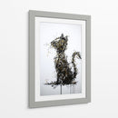 Gato dorado II - DIEGO D L | Cuadro decorativo de Canvas Lab