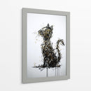 Gato dorado II - DIEGO D L | Cuadro decorativo de Canvas Lab