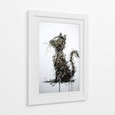 Gato dorado II - DIEGO D L | Cuadro decorativo de Canvas Lab