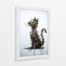 Gato dorado II - DIEGO D L | Cuadro decorativo de Canvas Lab