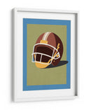 Casco de futbol americano vintage: una ilustración clásica gráfica - Fluidys Studio IV | Cuadro decorativo de Canvas Lab
