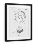 Diagrama técnico del balón de fútbol - Andreas Magnusson | Cuadro decorativo de Canvas Lab