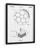 Diagrama técnico del balón de fútbol - Andreas Magnusson | Cuadro decorativo de Canvas Lab