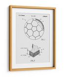 Diagrama técnico del balón de fútbol - Andreas Magnusson | Cuadro decorativo de Canvas Lab