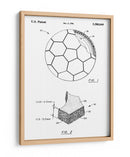 Diagrama técnico del balón de fútbol - Andreas Magnusson | Cuadro decorativo de Canvas Lab