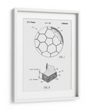 Diagrama técnico del balón de fútbol - Andreas Magnusson | Cuadro decorativo de Canvas Lab