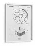 Diagrama técnico del balón de fútbol - Andreas Magnusson | Cuadro decorativo de Canvas Lab