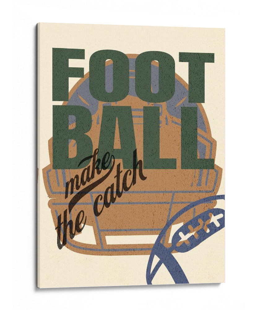 Football Make the Catch - Fluidys Studio IV | Cuadro decorativo de Canvas Lab