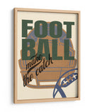 Football Make the Catch - Fluidys Studio IV | Cuadro decorativo de Canvas Lab