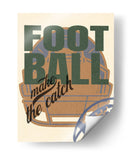 Football Make the Catch - Fluidys Studio IV | Cuadro decorativo de Canvas Lab