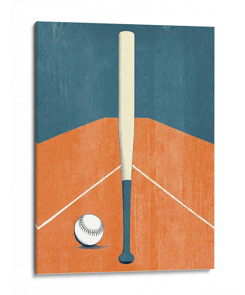 Escena clásica de béisbol - Fluidys Studio IV | Cuadro decorativo de Canvas Lab