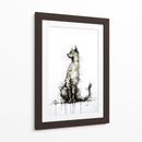 Gato dorado III - DIEGO D L | Cuadro decorativo de Canvas Lab
