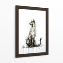 Gato dorado III - DIEGO D L | Cuadro decorativo de Canvas Lab