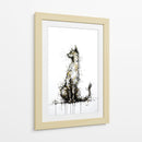 Gato dorado III - DIEGO D L | Cuadro decorativo de Canvas Lab