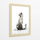 Gato dorado III - DIEGO D L | Cuadro decorativo de Canvas Lab