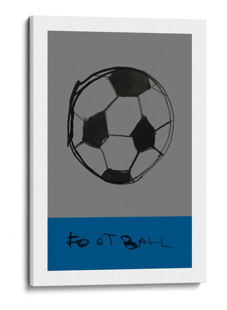 Boceto gestual de balón de futbol - cartissi | Cuadro decorativo de Canvas Lab