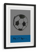 Boceto gestual de balón de futbol - cartissi | Cuadro decorativo de Canvas Lab